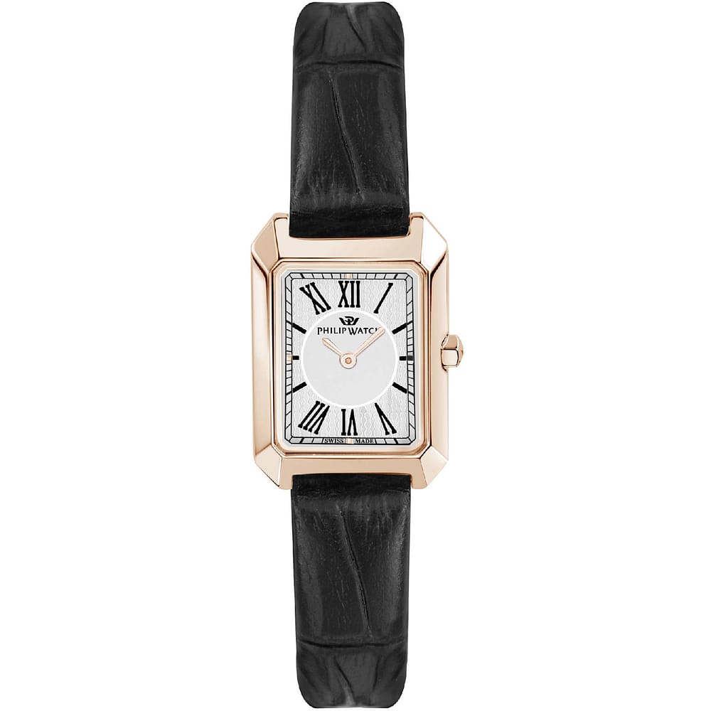 Orologio Uomo Philip Watch Sunray Cinturino Pelle Nero R8271680002 | Miraggi