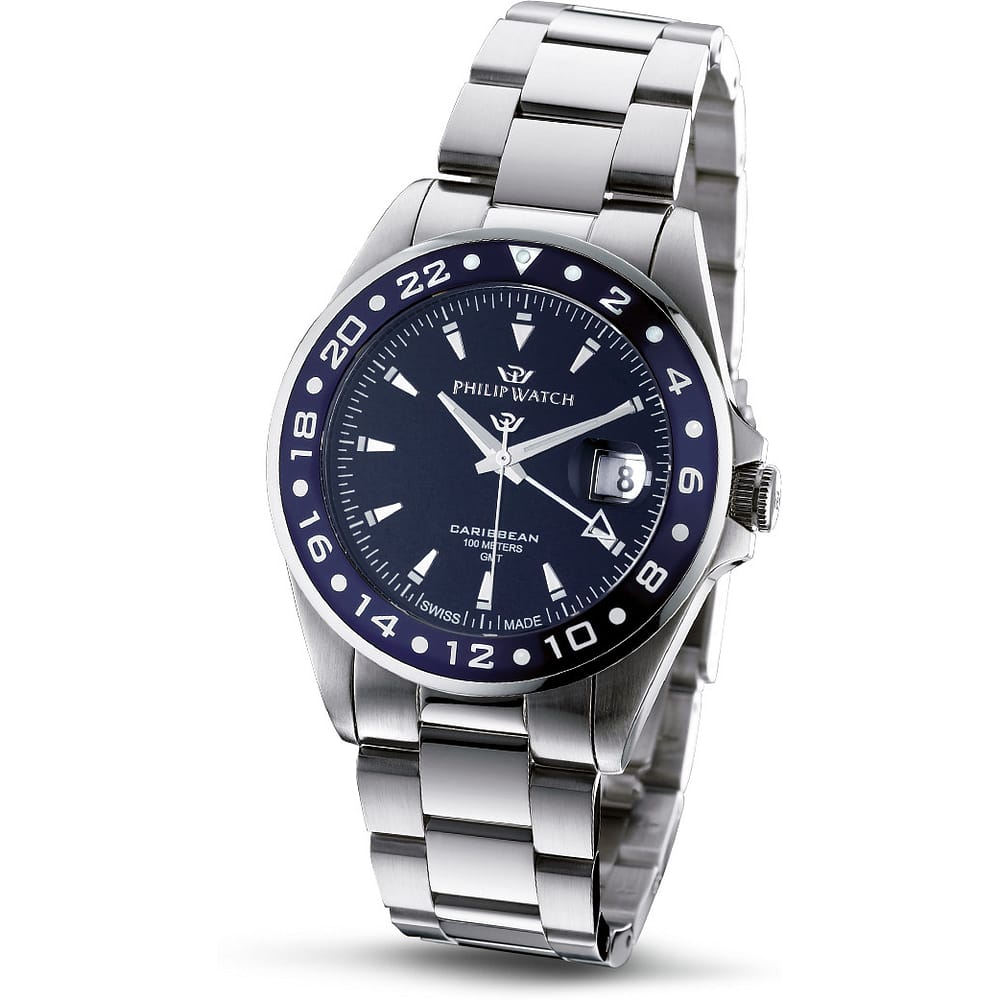 Philip Watch. Male's Just time . New Philip Watch collection Caribe -