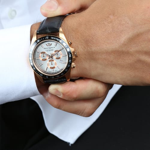 R8273607001 - Cronografo Philip Watch in Acciaio Inox Pvd oro- Scopri