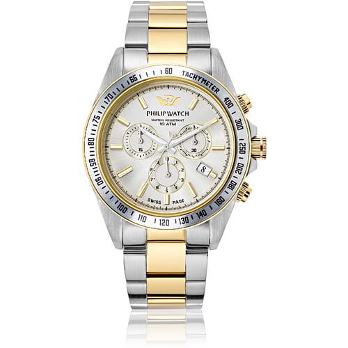 R8273607001 - Cronografo Philip Watch in Acciaio Inox Pvd oro- Scopri