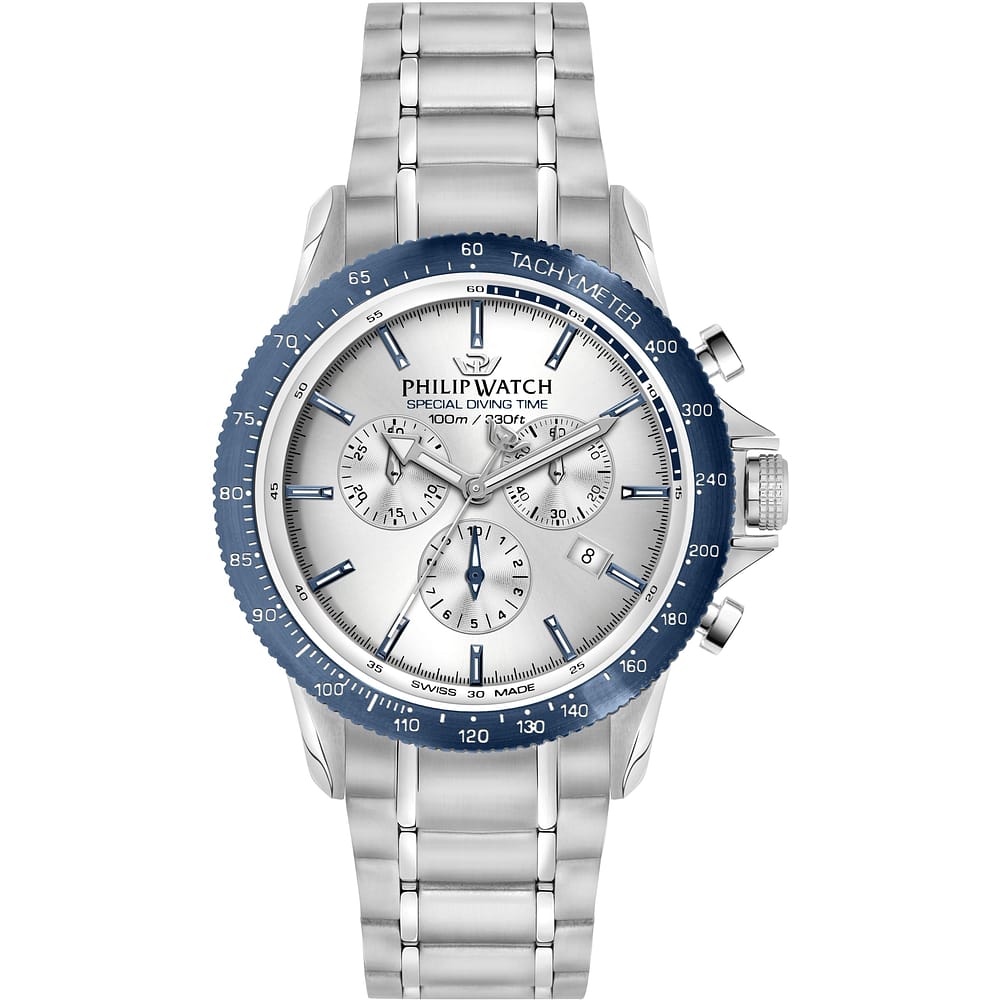 Chronograph Watch for Male Philip Watch R8273614005 2019 Grand reef