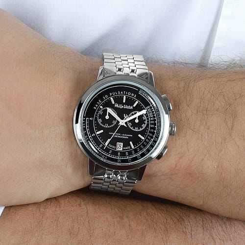 R8273698001 - Inox stainless steel Philip Watch Chronograph - Discover