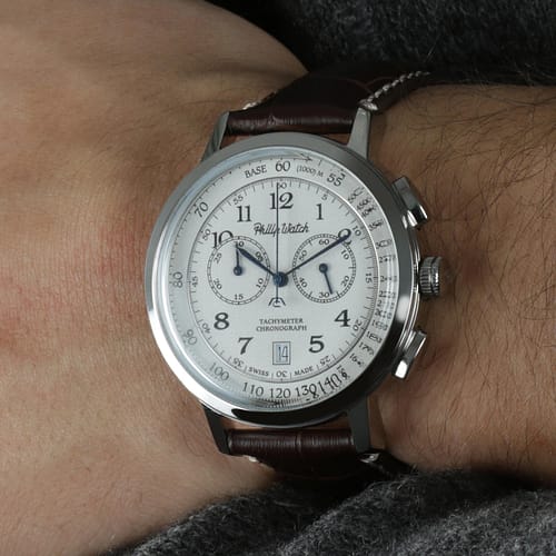 R8271908002 - Cronografo Philip Watch in Acciaio Inox Pelle naturale-
