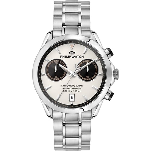 R8271995225 - Cronografo Philip Watch in Acciaio Inox Pelle naturale-