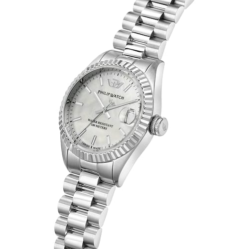 Philip Watch. Multifunzione Donna in Acciaio Inox Pvd oro rosa Diamant
