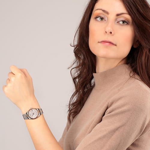 Philip Watch. Multifunzione Donna in Acciaio Inox Pvd oro rosa Diamant