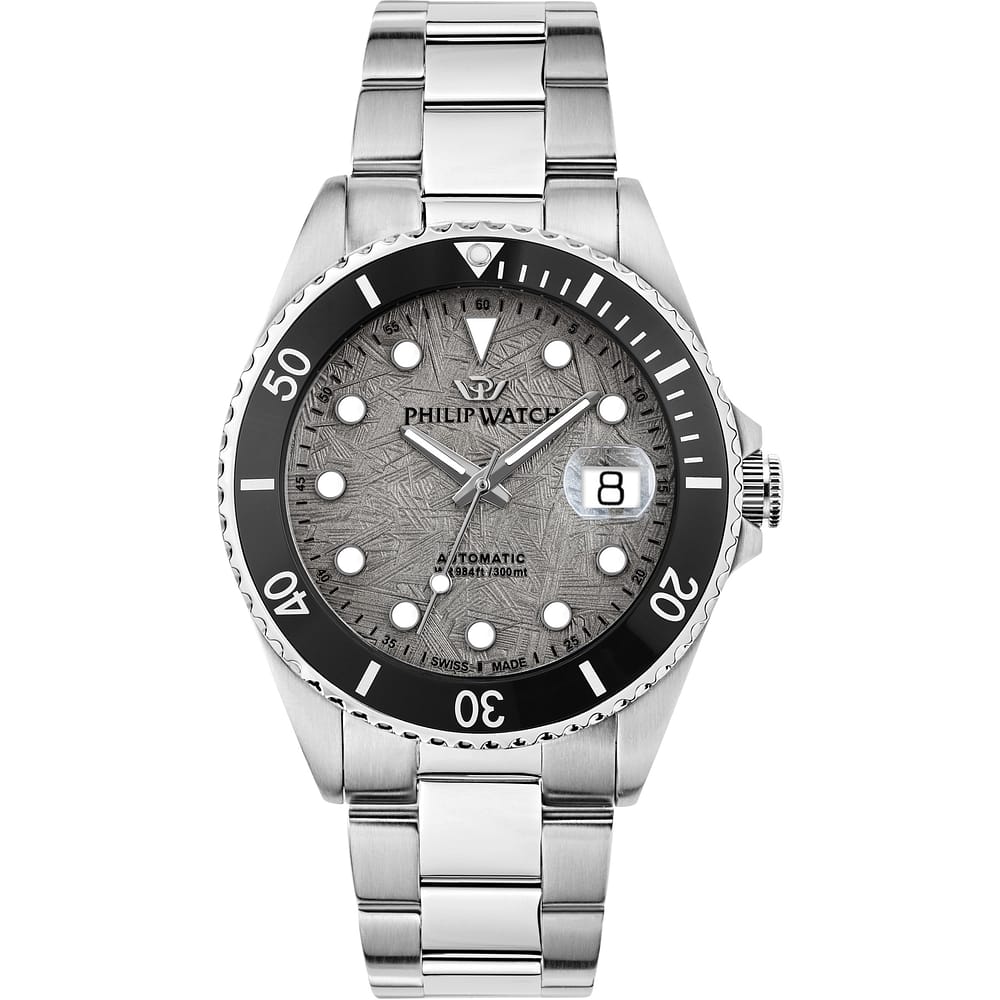 Date & Time Watch for Male Philip Watch R8223597119 2026 Caribe Diving