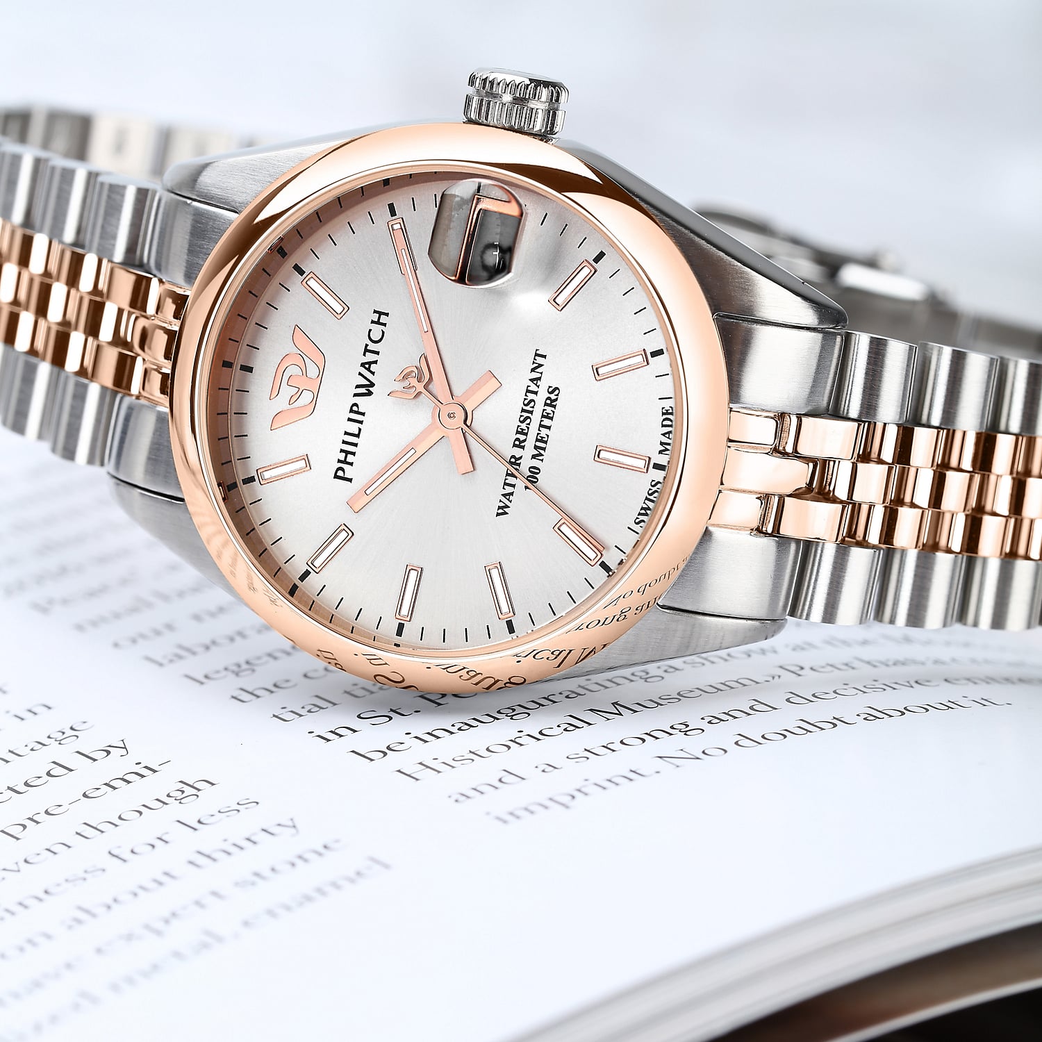 Date & Time Watch for Female Philip Watch R8253597620 2024 Caribe