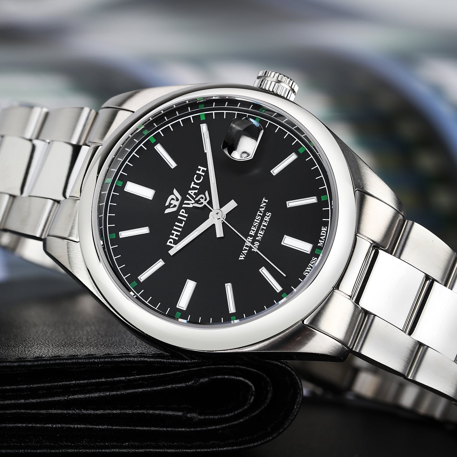 philip watch caribe day date