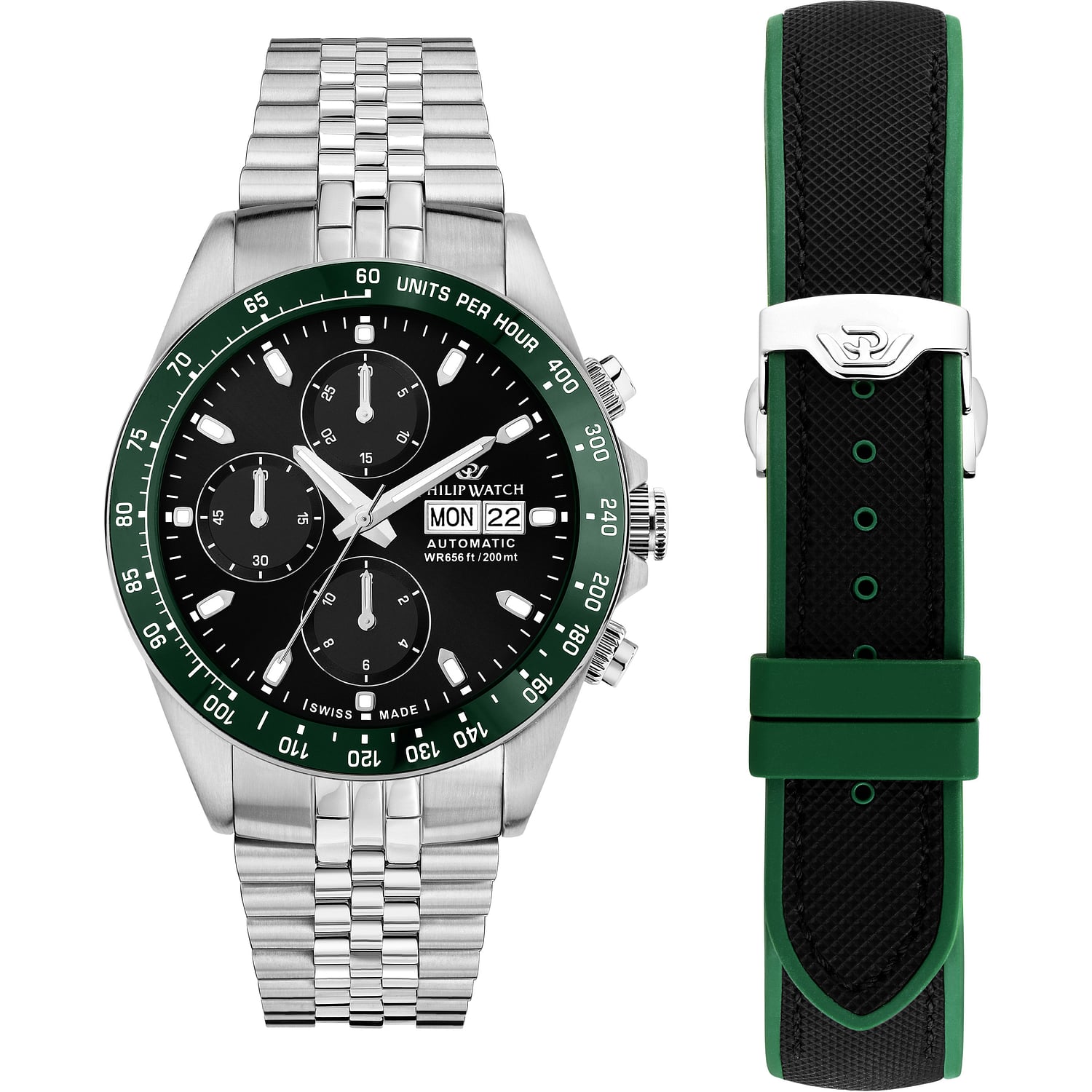Automatic Watch for Male Philip Watch R8243607026 2026 Caribe Diving