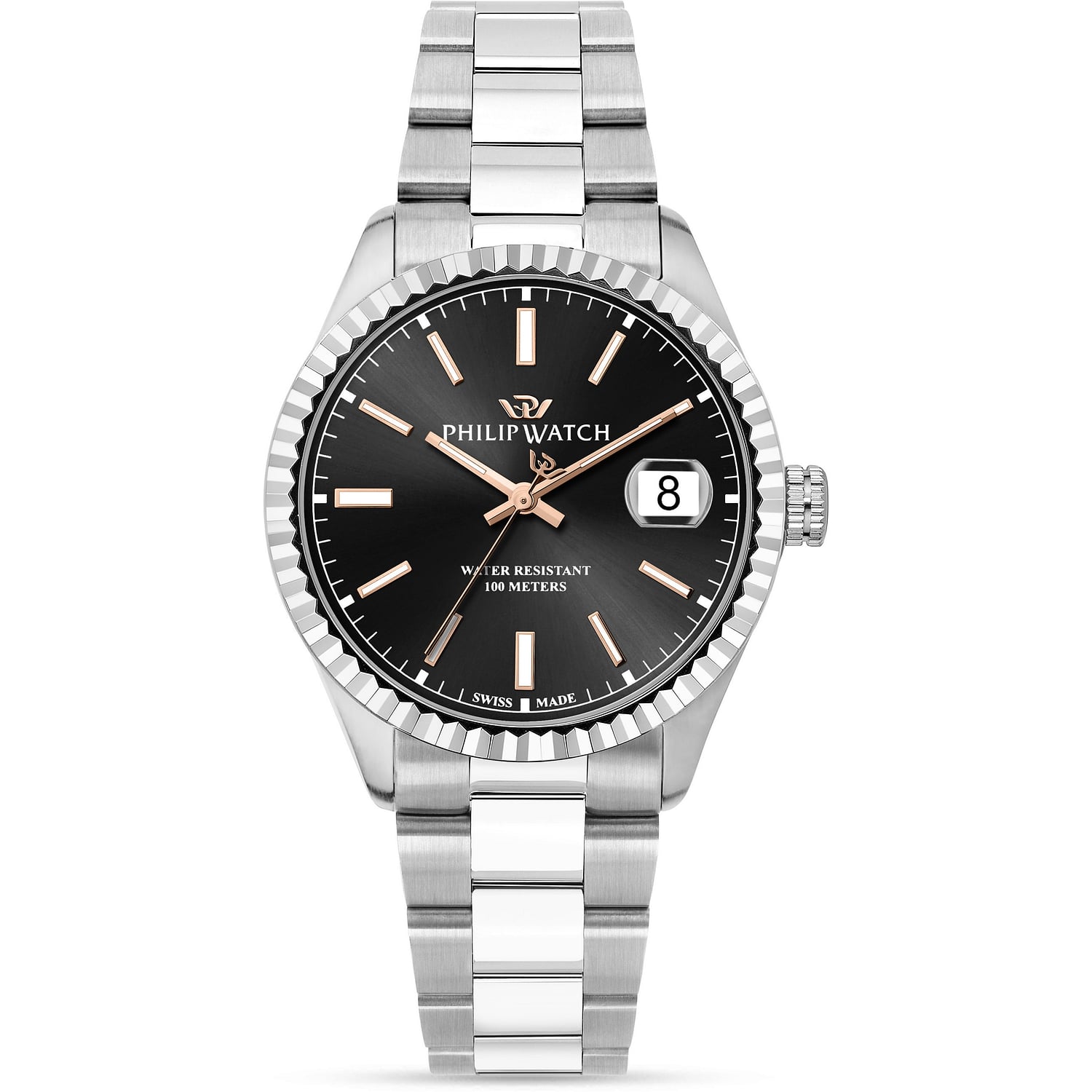 Date & Time Watch for Male Philip Watch R8253597116 2026 Caribe urban
