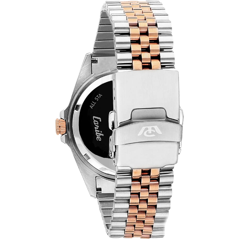Philip Watch. Inox stainless steel Pvd rose gold Male's Multifunction