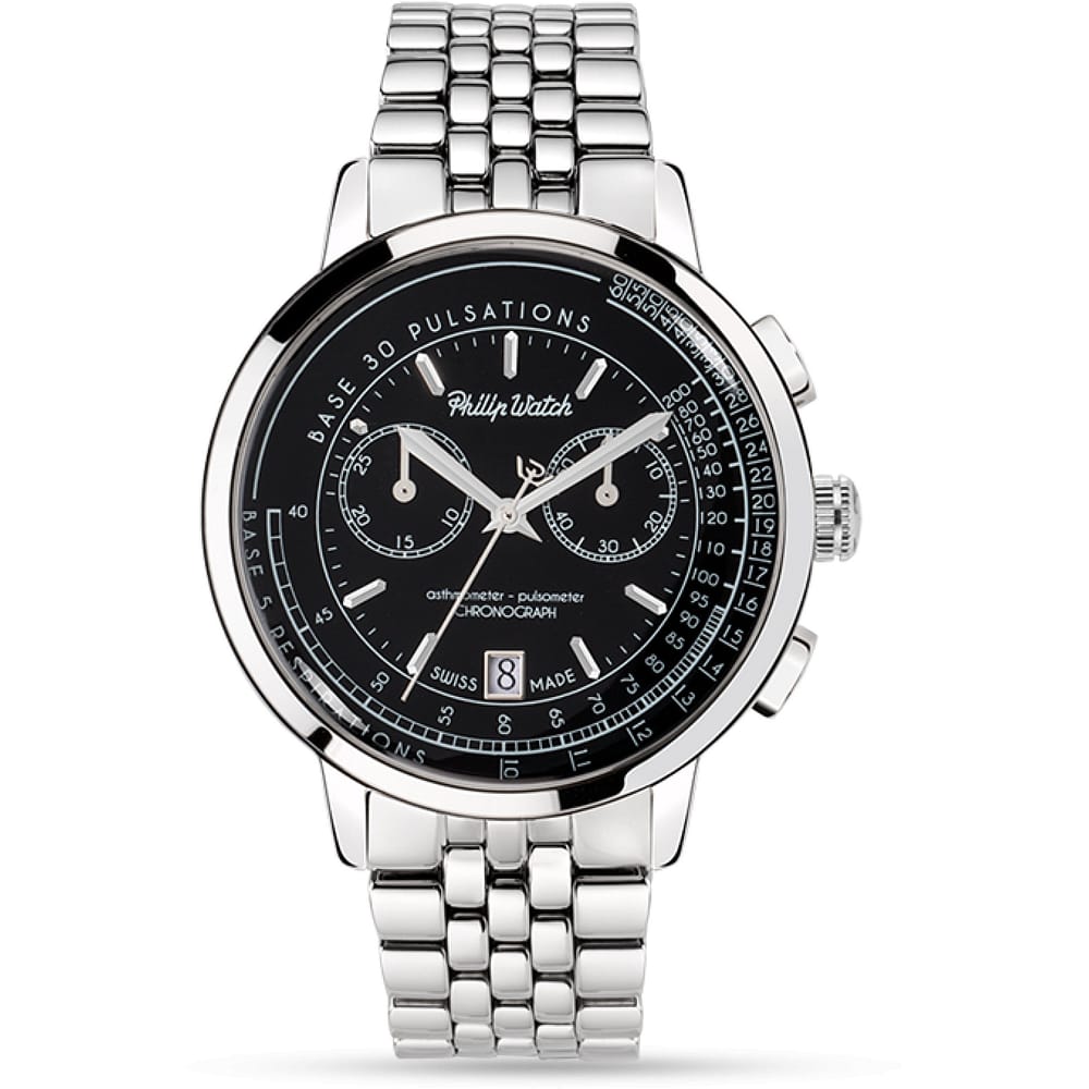 R8273698001 - Inox stainless steel Philip Watch Chronograph - Discover